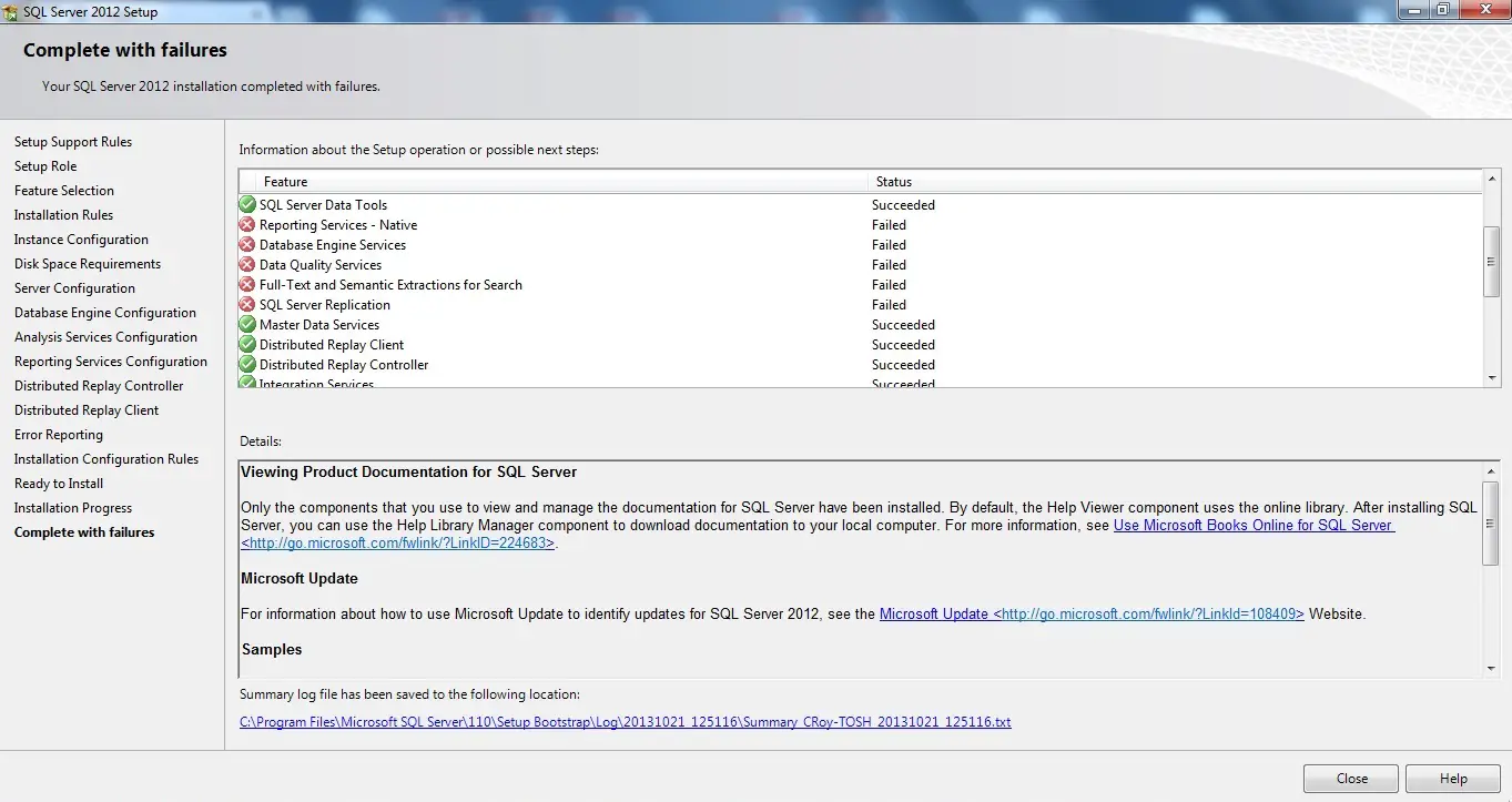 Sql server database engine. Компонент database engine. Ошибка установки SQL Server. Update в Microsoft SQL Server.
