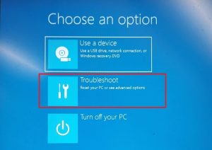 The Boot Configuration Data file doesn't contain valid information