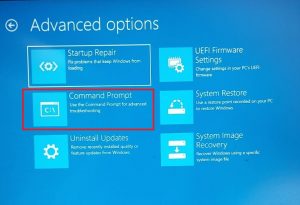 The Boot Configuration Data file doesn't contain valid information