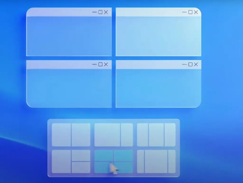 Windows 11 Snap Layouts New Feature | Six Layouts To Arrange Applications  In Desktop HTMD Blog