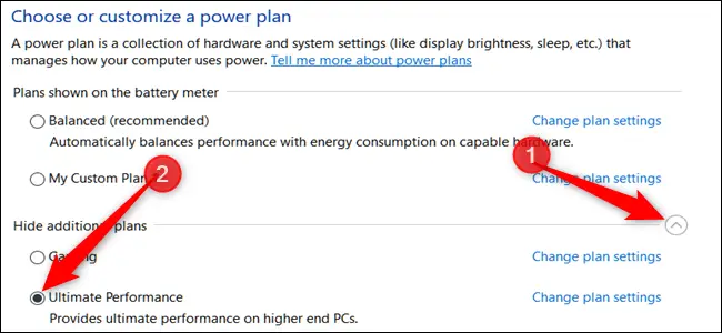 How to Enable the Ultimate Performance Power Plan in Windows 10