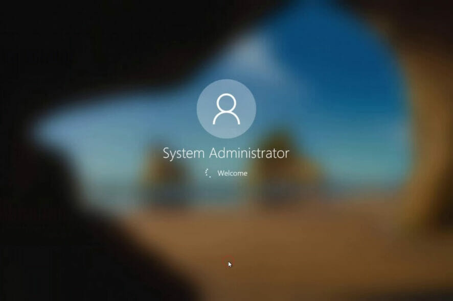 windows server 2016 spinning at login screen